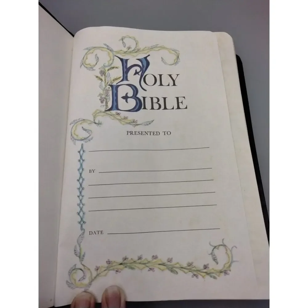 The Holy Bible King James Version Regency Giant Print Reference Ed. 1976 Black